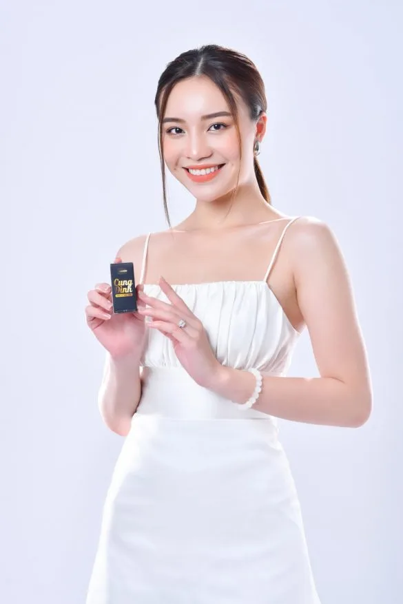 Ảnh quảng cáo thuốc giảm cân "Cung Đình"