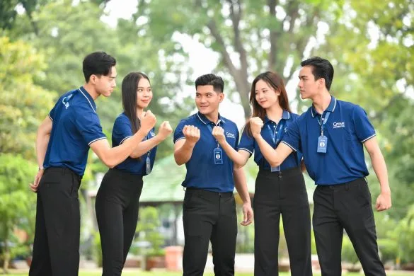 Ảnh tập thể nhân viên quyết tâm