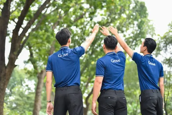Ảnh chụp nhân viên đoàn kết