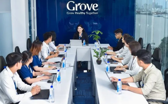 Ảnh chụp team meeting