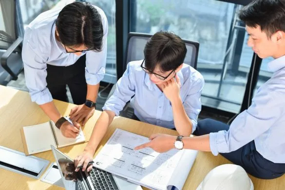 Ảnh chụp cuộc họp ở công ty