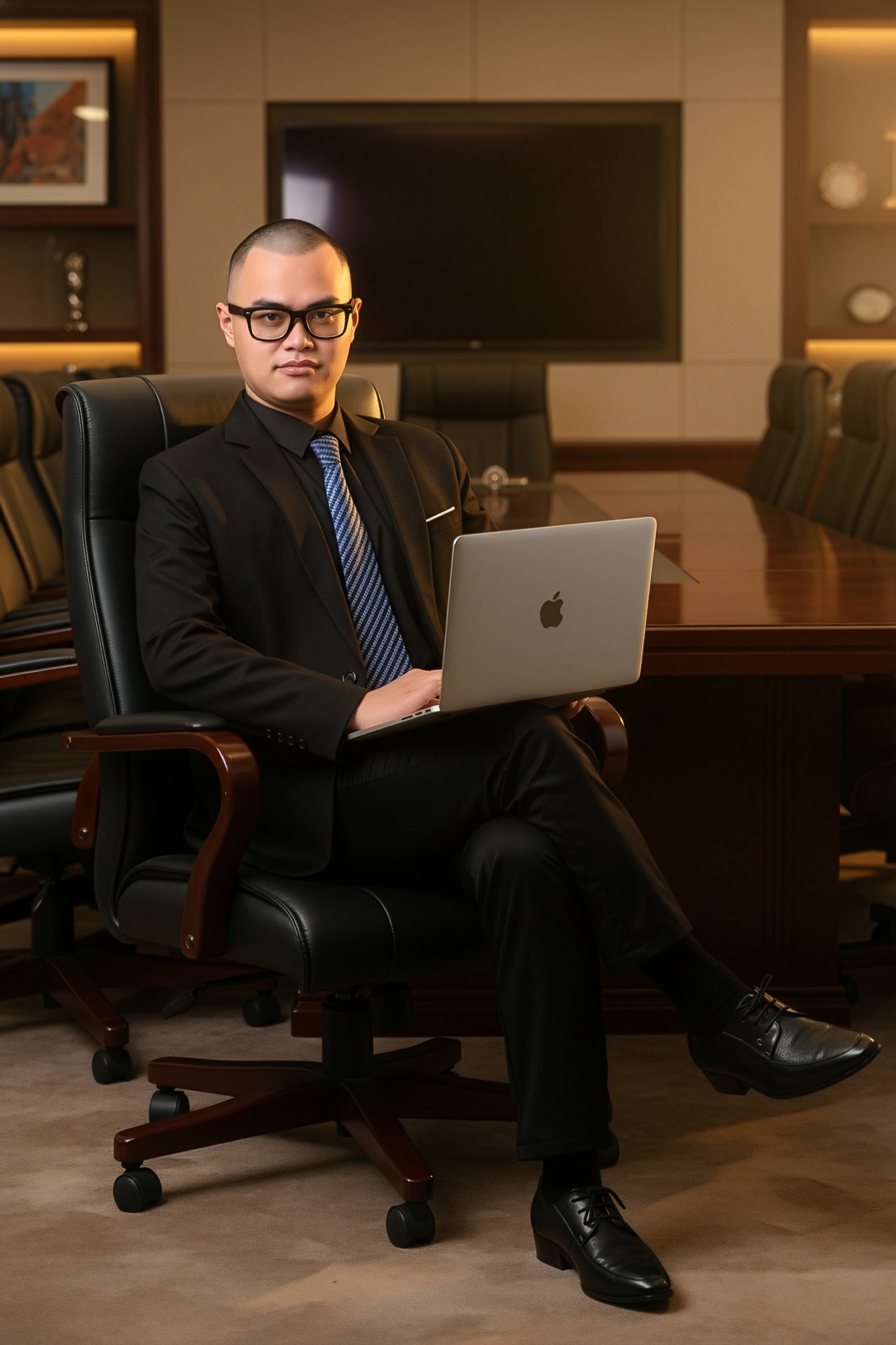 Ảnh doanh nhân phong cách giám đốc